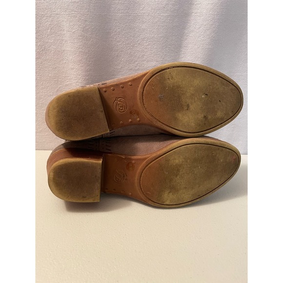 Lucky Brand Leather Suede Beige size 8 M Ankle women’s‎ boots - Picture 11 of 11